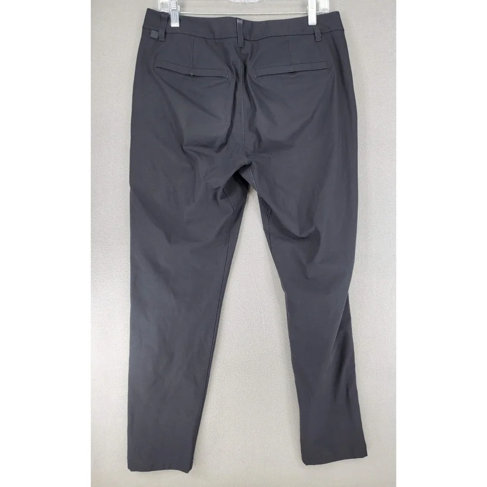 Lululemon Commission Pants Black‎ ABC Warpstream Slim Fit Men's 32x30